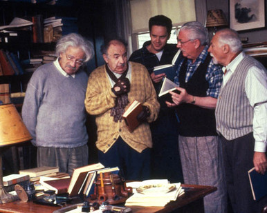 Gene Saks & Tim Robbins in I.Q. Poster and Photo