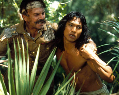 Jason Scott Lee & Sam Neill in Rudyard Kipling's Jungle Book aka The Jungle Book (1994) Poster and Photo