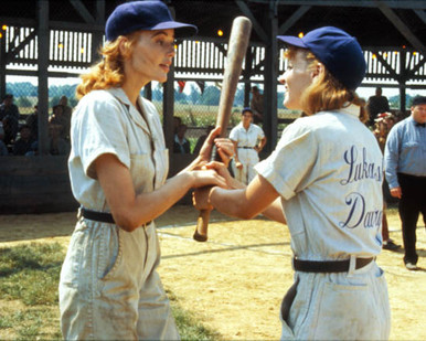 Geena Davis & Madonna in A League of Their Own Poster and Photo