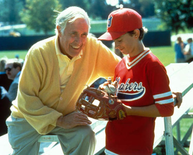 Luke Edwards & Jason Robards in Little Big League Poster and Photo