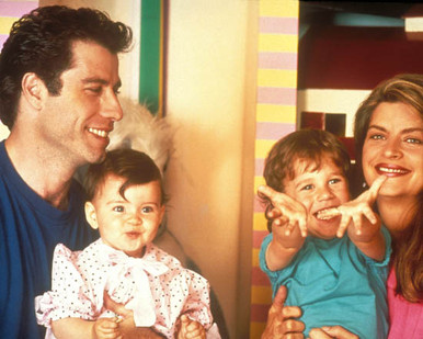 John Travolta & Kirstie Alley in Look Who's Talking Too Poster and Photo