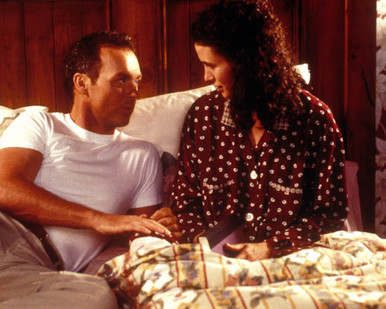 Michael Keaton & Andie MacDowell in Multiplicity Poster and Photo