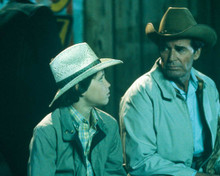 James Garner & Corey Haim in Murphy's Romance Poster and Photo