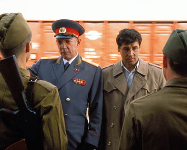 Stephen Rea & Donald Sutherland in Citizen X Poster and Photo