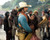 Tom Selleck & Laura San Giacomo in Quigley Down Under Poster and Photo