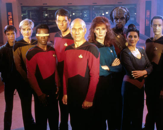 Star Trek The Next Generation Cast 8x10 Photo