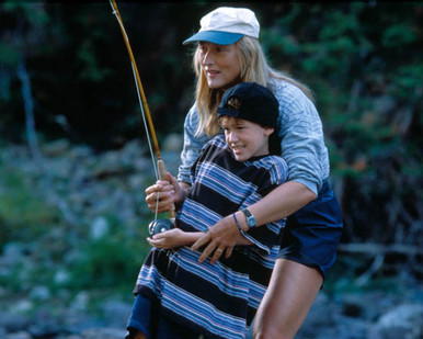 Meryl Streep & Joseph Mazzello in The River Wild Poster and Photo
