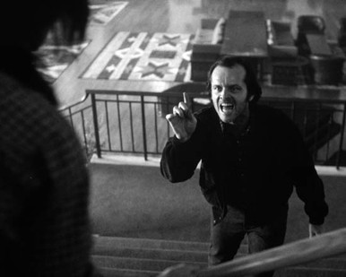 Jack Nicholson in The Shining (1980) Poster and Photo