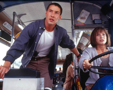 Keanu Reeves & Sandra Bullock in Speed Poster and Photo