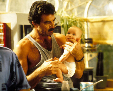 Tom Selleck in Three Men and a Baby Poster and Photo