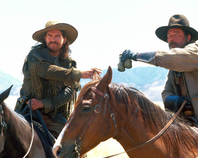 Jeff Bridges & James Gammon in Wild Bill Poster and Photo