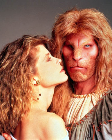 Ron Perlman & Linda Hamilton in Beauty and the Beast (1987) Poster and Photo