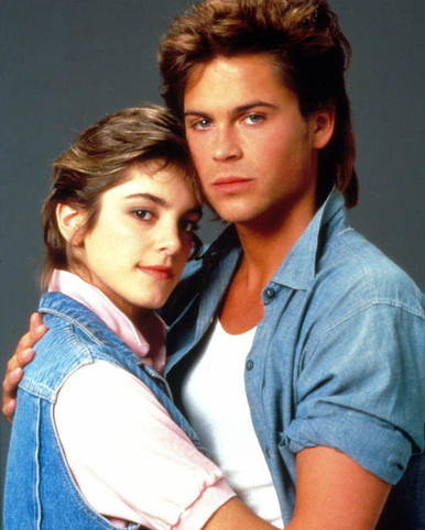 Rob Lowe & Cynthia Gibb in Youngblood Poster and Photo