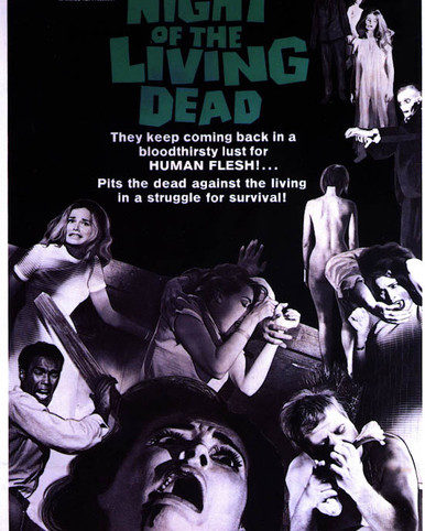 Poster & Judith O'Dea in Night of the Living Dead (1968) Poster and Photo
