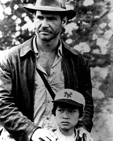 Harrison Ford & Jonathan Ke Quan in Indiana Jones and the Temple of Doom Poster and Photo