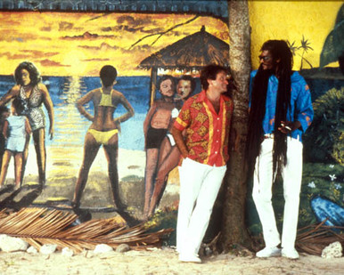 Robin Williams in Club Paradise Poster and Photo