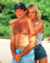 Robin Williams & Twiggy in Club Paradise Poster and Photo
