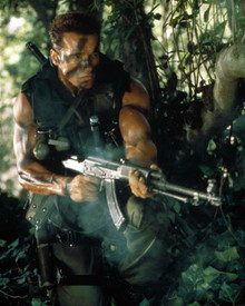 Arnold Schwarzenegger in Commando Poster and Photo