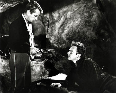 Alan Ladd & Arthur Kennedy in Red Mountain Poster and Photo