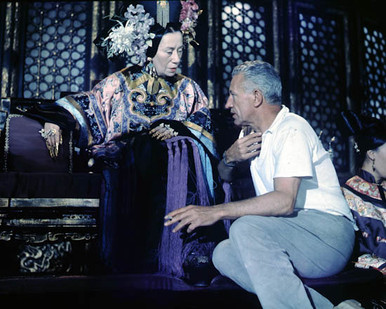 Dame Flora Robson & Nicholas Ray in 55 Days at Peking Poster and Photo