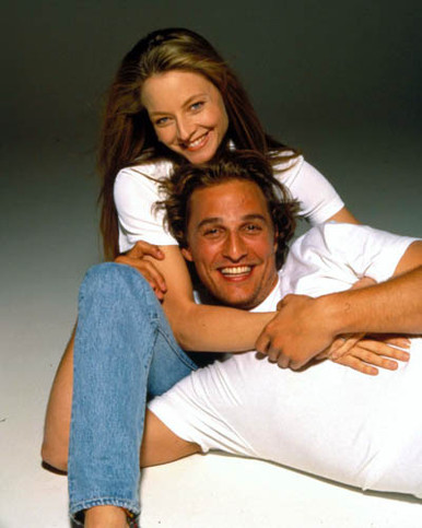 Jodie Foster & Matthew McConaughey in Contact Poster and Photo