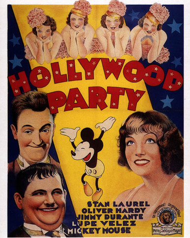 Poster & Stan Laurel in Hollywood Party (Laurel & Hardy) Poster and Photo