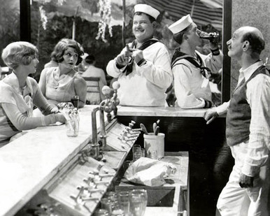 Stan Laurel & Oliver Hardy in Men O'War (Laurel & Hardy) Poster and Photo