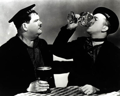 Stan Laurel & Oliver Hardy in Our Relations (Laurel & Hardy) Poster and Photo