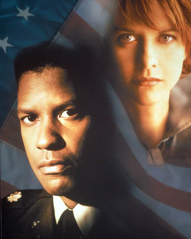 Denzel Washington & Meg Ryan in Courage Under Fire Poster and Photo