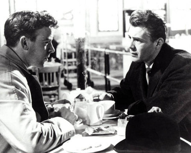 Dirk Bogarde & Donald Churchill in Victim Poster and Photo