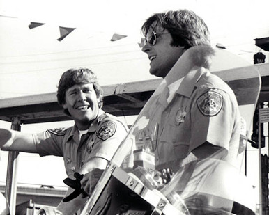 Larry Wilcox & Bruce Jenner in CHiPs Poster and Photo