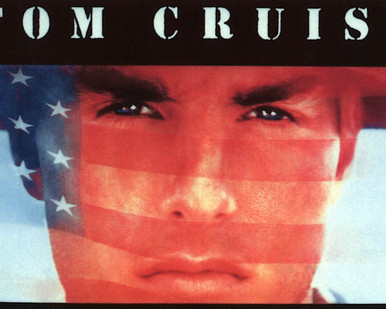 Tom Cruise & Poster of Born on the Fourth of July Poster and Photo