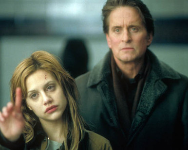 Michael Douglas & Brittany Murphy in Don't Say A Word aka Sag Kein Wort Poster and Photo