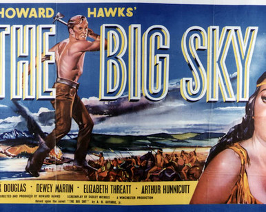 Poster & Kirk Douglas in The Big Sky Poster and Photo