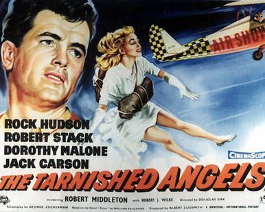 Poster & Rock Hudson in The Tarnished Angels aka Pylon Poster and Photo