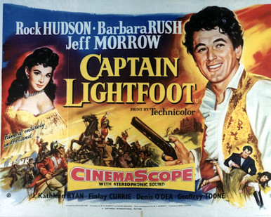 Poster & Rock Hudson in Captain Lightfoot Poster and Photo