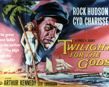 Poster & Rock Hudson in Twilight for the Gods Poster and Photo