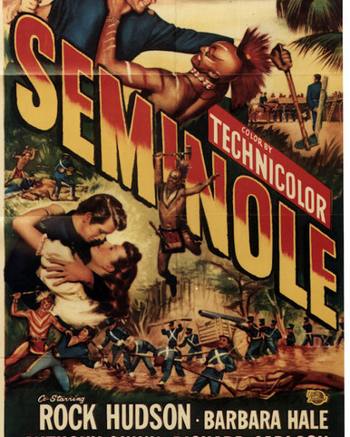 Poster & Rock Hudson in Seminole Poster and Photo