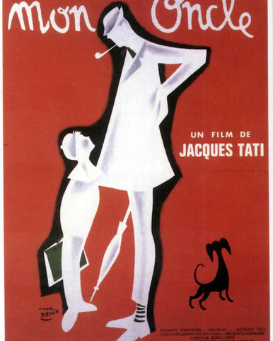 Poster & Jacques Tati in Mon Oncle Poster and Photo