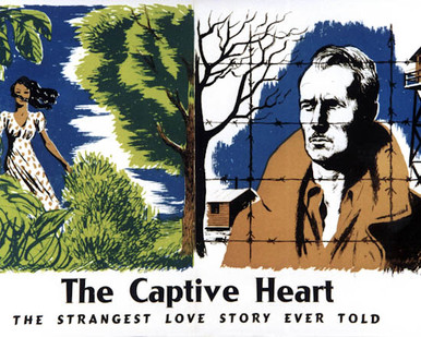 Poster & Michael Redgrave in The Captive Heart Poster and Photo