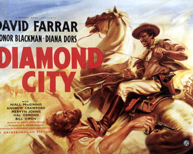 Poster & David Farrar in Diamond City Poster and Photo