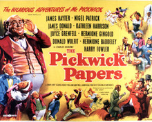 Poster & James Hayter in The Pickwick Papers Poster and Photo