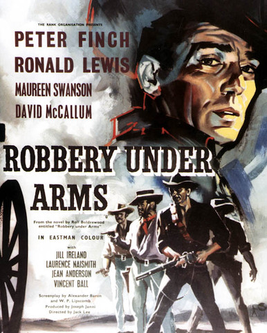 Poster & Peter Finch in Robbery Under Arms Poster and Photo