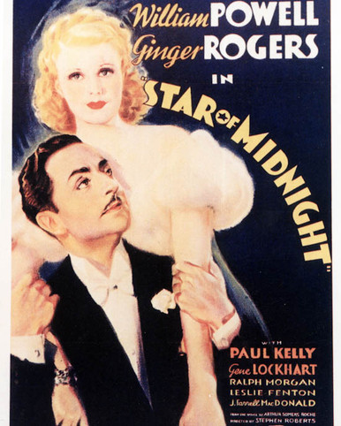Poster & Ginger Rogers in Star of Midnight Poster and Photo