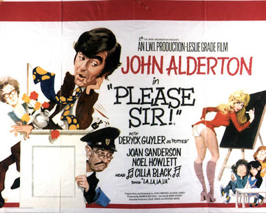 Poster & John Alderton in Please Sir! Poster and Photo