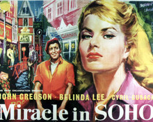 Poster & John Gregson in Miracle in Soho Poster and Photo