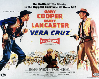 Poster & Burt Lancaster in Vera Cruz Poster and Photo