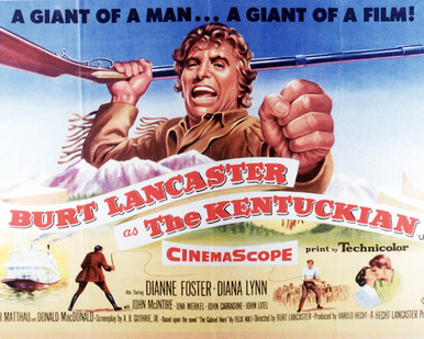 Poster & Burt Lancaster in The Kentuckian Poster and Photo