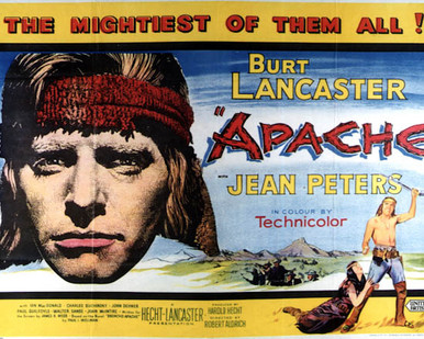 Poster & Burt Lancaster in Apache Poster and Photo