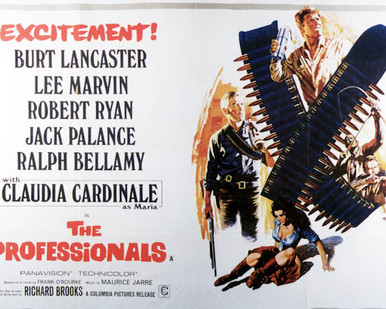 Poster & Burt Lancaster in The Professionals (1966) Poster and Photo